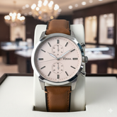 FSL BASIC CHRONO LEATHER WATCH